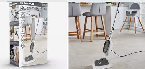 Daewoo 12in1 steam mop - steam, cleaner